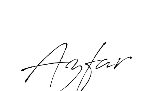 Use a signature maker to create a handwritten signature online. With this signature software, you can design (Antro_Vectra) your own signature for name Azfar. Azfar signature style 6 images and pictures png