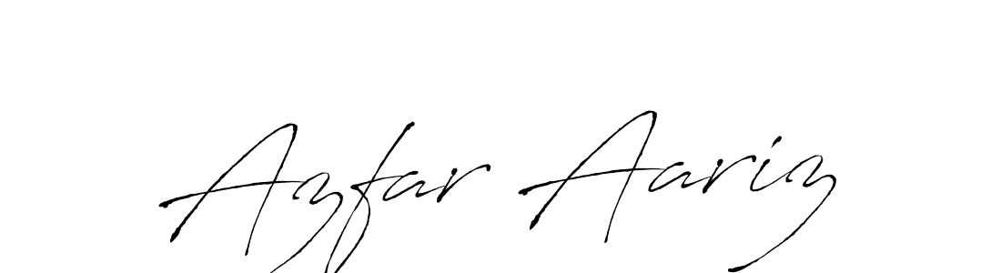 Use a signature maker to create a handwritten signature online. With this signature software, you can design (Antro_Vectra) your own signature for name Azfar Aariz. Azfar Aariz signature style 6 images and pictures png