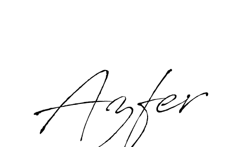 Azfer stylish signature style. Best Handwritten Sign (Antro_Vectra) for my name. Handwritten Signature Collection Ideas for my name Azfer. Azfer signature style 6 images and pictures png