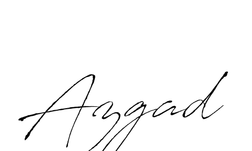 Make a beautiful signature design for name Azgad. With this signature (Antro_Vectra) style, you can create a handwritten signature for free. Azgad signature style 6 images and pictures png