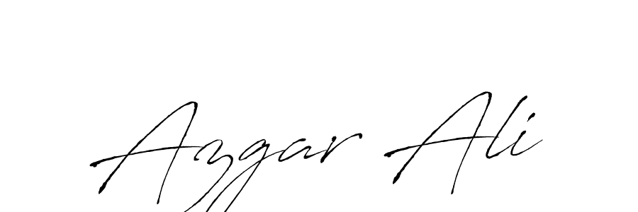 Make a beautiful signature design for name Azgar Ali. With this signature (Antro_Vectra) style, you can create a handwritten signature for free. Azgar Ali signature style 6 images and pictures png