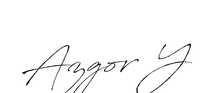Azgor Y stylish signature style. Best Handwritten Sign (Antro_Vectra) for my name. Handwritten Signature Collection Ideas for my name Azgor Y. Azgor Y signature style 6 images and pictures png