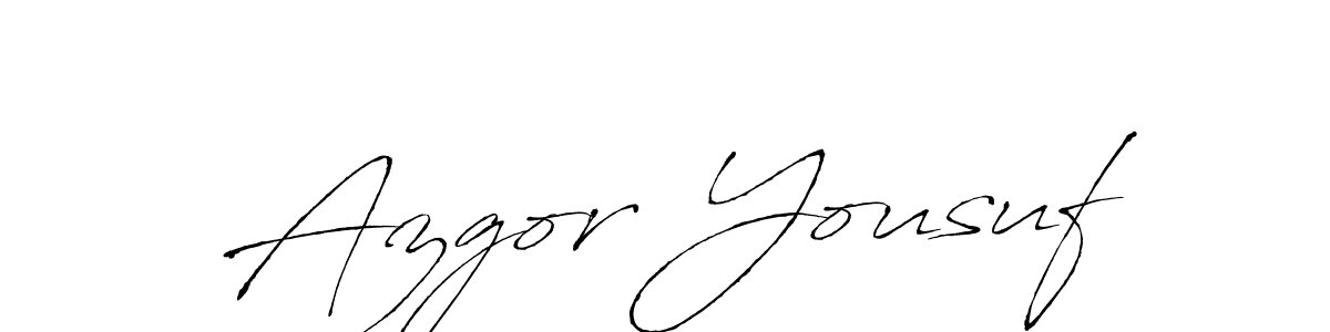 Also we have Azgor Yousuf name is the best signature style. Create professional handwritten signature collection using Antro_Vectra autograph style. Azgor Yousuf signature style 6 images and pictures png