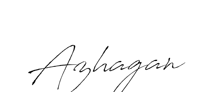 How to make Azhagan signature? Antro_Vectra is a professional autograph style. Create handwritten signature for Azhagan name. Azhagan signature style 6 images and pictures png