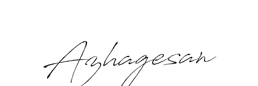 Make a beautiful signature design for name Azhagesan. With this signature (Antro_Vectra) style, you can create a handwritten signature for free. Azhagesan signature style 6 images and pictures png