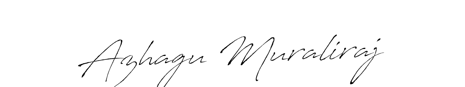 Use a signature maker to create a handwritten signature online. With this signature software, you can design (Antro_Vectra) your own signature for name Azhagu Muraliraj. Azhagu Muraliraj signature style 6 images and pictures png