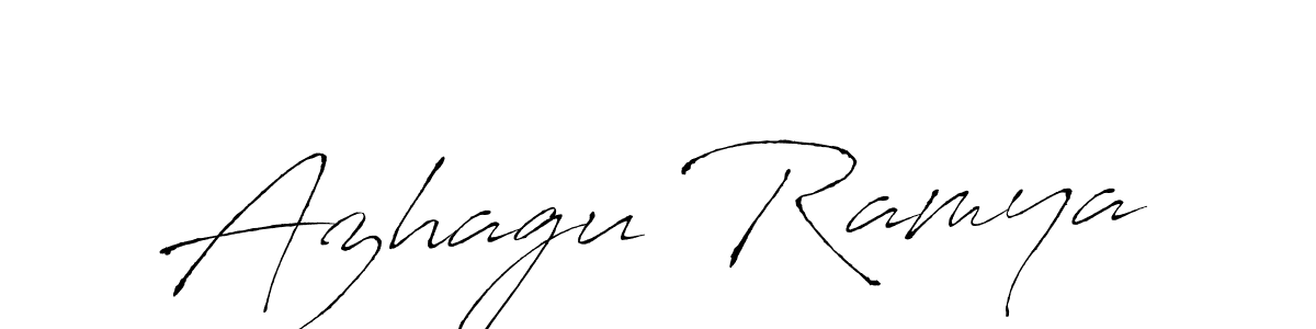 Also You can easily find your signature by using the search form. We will create Azhagu Ramya name handwritten signature images for you free of cost using Antro_Vectra sign style. Azhagu Ramya signature style 6 images and pictures png