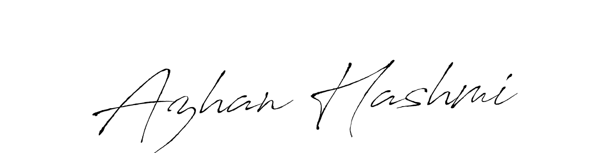 Make a beautiful signature design for name Azhan Hashmi. Use this online signature maker to create a handwritten signature for free. Azhan Hashmi signature style 6 images and pictures png