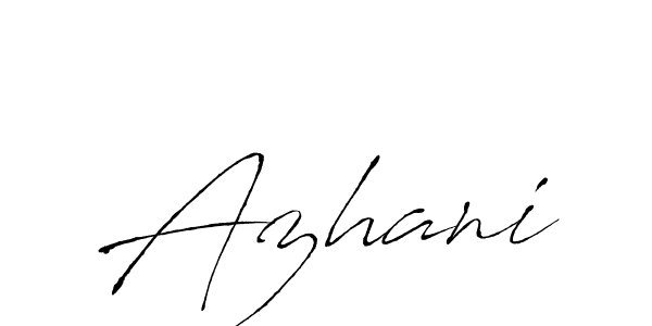 Best and Professional Signature Style for Azhani. Antro_Vectra Best Signature Style Collection. Azhani signature style 6 images and pictures png