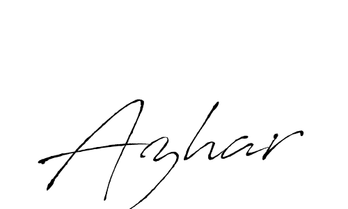 Also we have Azhar name is the best signature style. Create professional handwritten signature collection using Antro_Vectra autograph style. Azhar signature style 6 images and pictures png