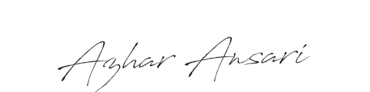 Similarly Antro_Vectra is the best handwritten signature design. Signature creator online .You can use it as an online autograph creator for name Azhar Ansari. Azhar Ansari signature style 6 images and pictures png
