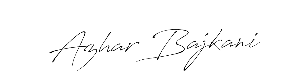 Make a short Azhar Bajkani signature style. Manage your documents anywhere anytime using Antro_Vectra. Create and add eSignatures, submit forms, share and send files easily. Azhar Bajkani signature style 6 images and pictures png