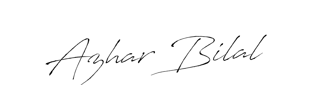 Also we have Azhar Bilal name is the best signature style. Create professional handwritten signature collection using Antro_Vectra autograph style. Azhar Bilal signature style 6 images and pictures png