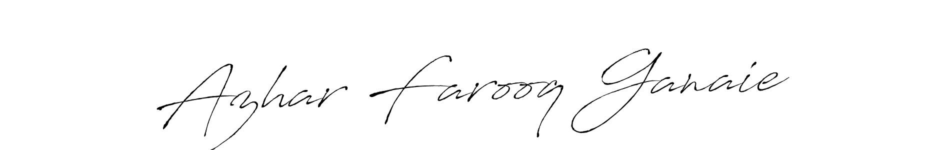 This is the best signature style for the Azhar Farooq Ganaie name. Also you like these signature font (Antro_Vectra). Mix name signature. Azhar Farooq Ganaie signature style 6 images and pictures png