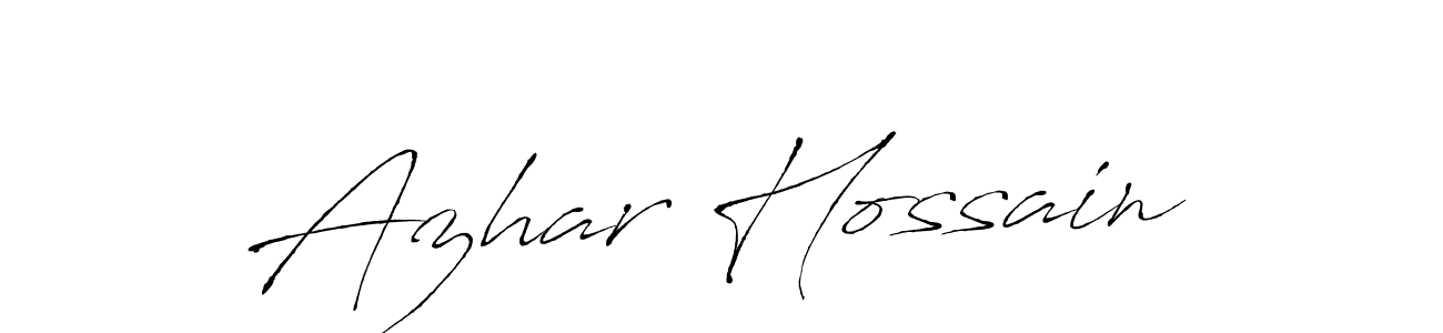 Use a signature maker to create a handwritten signature online. With this signature software, you can design (Antro_Vectra) your own signature for name Azhar Hossain. Azhar Hossain signature style 6 images and pictures png