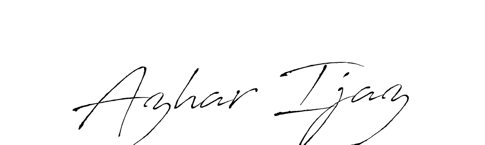 The best way (Antro_Vectra) to make a short signature is to pick only two or three words in your name. The name Azhar Ijaz include a total of six letters. For converting this name. Azhar Ijaz signature style 6 images and pictures png