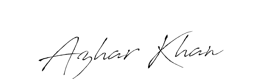 Make a beautiful signature design for name Azhar Khan. Use this online signature maker to create a handwritten signature for free. Azhar Khan signature style 6 images and pictures png