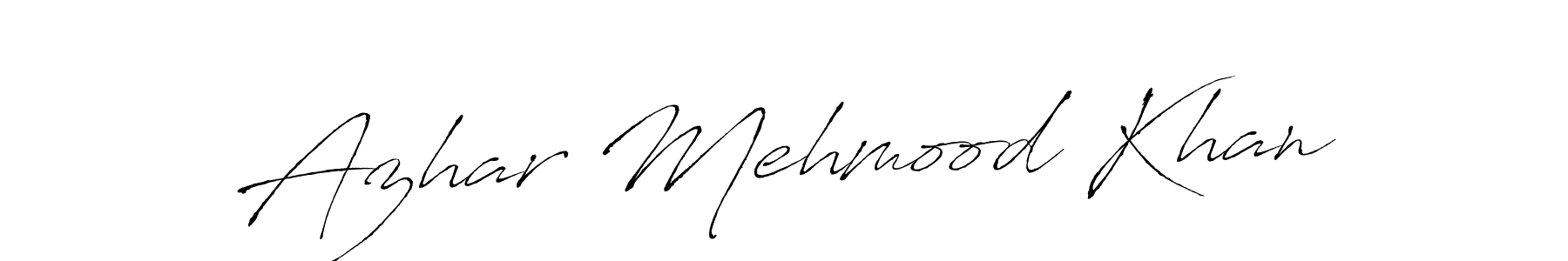 Use a signature maker to create a handwritten signature online. With this signature software, you can design (Antro_Vectra) your own signature for name Azhar Mehmood Khan. Azhar Mehmood Khan signature style 6 images and pictures png