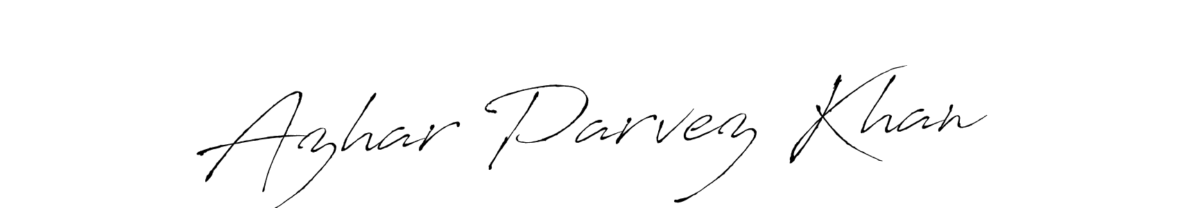 See photos of Azhar Parvez Khan official signature by Spectra . Check more albums & portfolios. Read reviews & check more about Antro_Vectra font. Azhar Parvez Khan signature style 6 images and pictures png