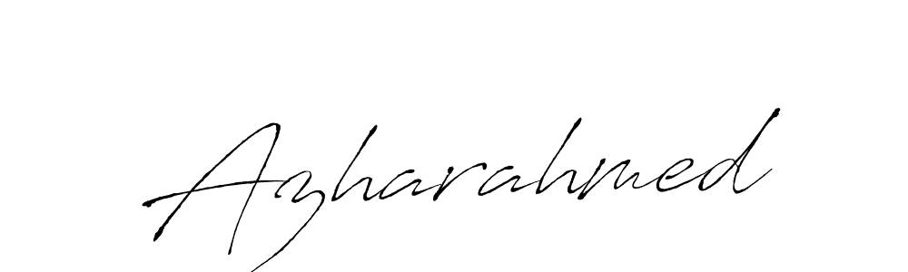 Antro_Vectra is a professional signature style that is perfect for those who want to add a touch of class to their signature. It is also a great choice for those who want to make their signature more unique. Get Azharahmed name to fancy signature for free. Azharahmed signature style 6 images and pictures png