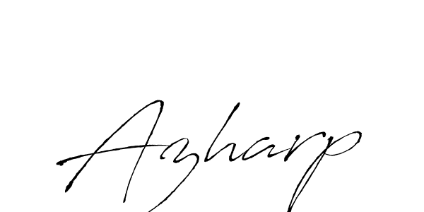 Azharp stylish signature style. Best Handwritten Sign (Antro_Vectra) for my name. Handwritten Signature Collection Ideas for my name Azharp. Azharp signature style 6 images and pictures png