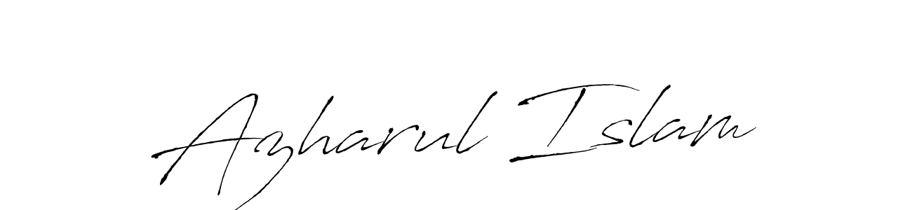 Azharul Islam stylish signature style. Best Handwritten Sign (Antro_Vectra) for my name. Handwritten Signature Collection Ideas for my name Azharul Islam. Azharul Islam signature style 6 images and pictures png