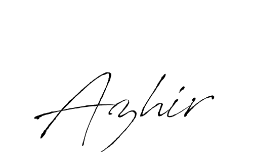 It looks lik you need a new signature style for name Azhir. Design unique handwritten (Antro_Vectra) signature with our free signature maker in just a few clicks. Azhir signature style 6 images and pictures png