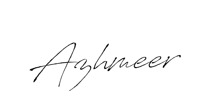 Azhmeer stylish signature style. Best Handwritten Sign (Antro_Vectra) for my name. Handwritten Signature Collection Ideas for my name Azhmeer. Azhmeer signature style 6 images and pictures png