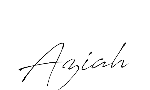 Also we have Aziah name is the best signature style. Create professional handwritten signature collection using Antro_Vectra autograph style. Aziah signature style 6 images and pictures png