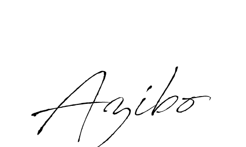 Design your own signature with our free online signature maker. With this signature software, you can create a handwritten (Antro_Vectra) signature for name Azibo. Azibo signature style 6 images and pictures png