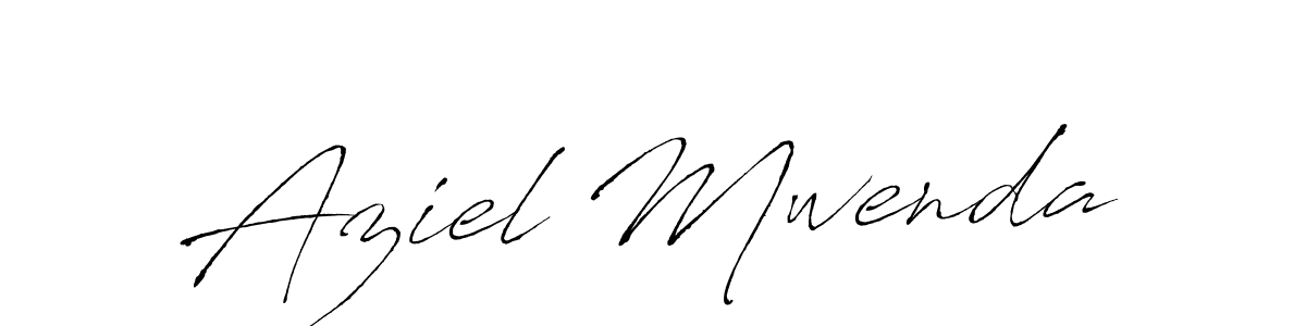You should practise on your own different ways (Antro_Vectra) to write your name (Aziel Mwenda) in signature. don't let someone else do it for you. Aziel Mwenda signature style 6 images and pictures png