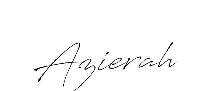 Use a signature maker to create a handwritten signature online. With this signature software, you can design (Antro_Vectra) your own signature for name Azierah. Azierah signature style 6 images and pictures png