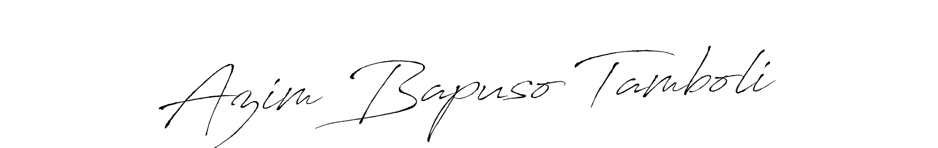 Make a beautiful signature design for name Azim Bapuso Tamboli. Use this online signature maker to create a handwritten signature for free. Azim Bapuso Tamboli signature style 6 images and pictures png