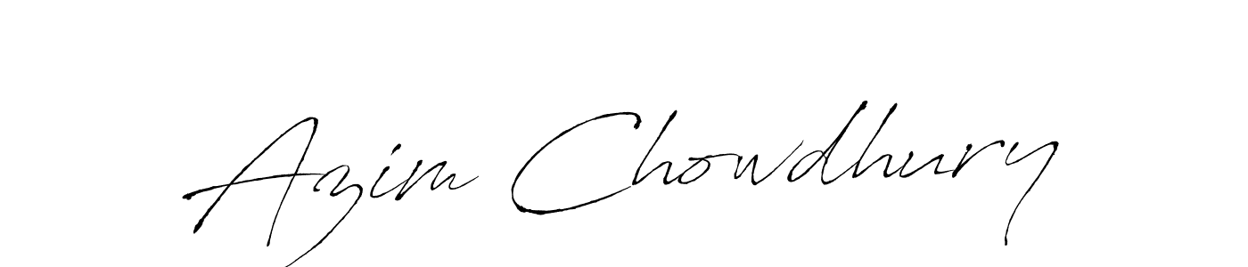 Make a beautiful signature design for name Azim Chowdhury. Use this online signature maker to create a handwritten signature for free. Azim Chowdhury signature style 6 images and pictures png