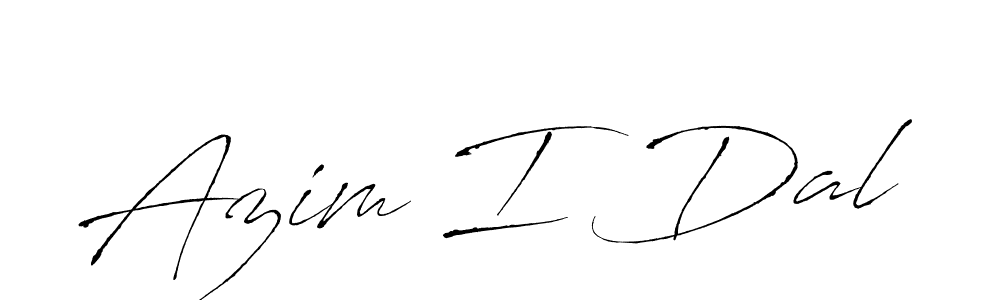 You should practise on your own different ways (Antro_Vectra) to write your name (Azim I Dal) in signature. don't let someone else do it for you. Azim I Dal signature style 6 images and pictures png