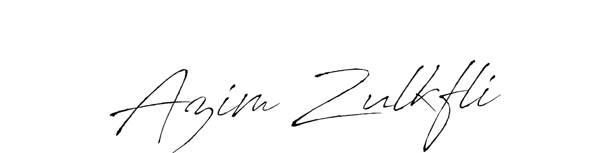 Use a signature maker to create a handwritten signature online. With this signature software, you can design (Antro_Vectra) your own signature for name Azim Zulkfli. Azim Zulkfli signature style 6 images and pictures png