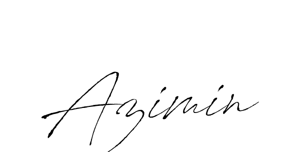 Azimin stylish signature style. Best Handwritten Sign (Antro_Vectra) for my name. Handwritten Signature Collection Ideas for my name Azimin. Azimin signature style 6 images and pictures png