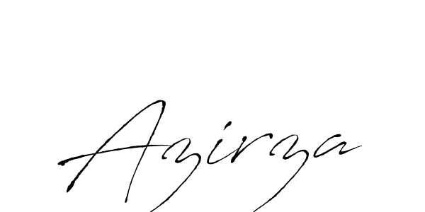 The best way (Antro_Vectra) to make a short signature is to pick only two or three words in your name. The name Azirza include a total of six letters. For converting this name. Azirza signature style 6 images and pictures png