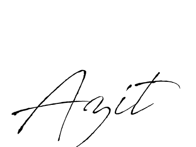 How to make Azit signature? Antro_Vectra is a professional autograph style. Create handwritten signature for Azit name. Azit signature style 6 images and pictures png