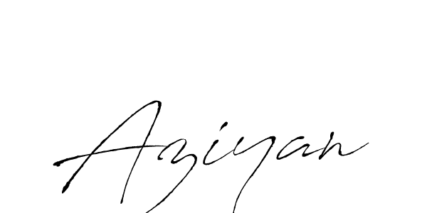 Make a beautiful signature design for name Aziyan. Use this online signature maker to create a handwritten signature for free. Aziyan signature style 6 images and pictures png