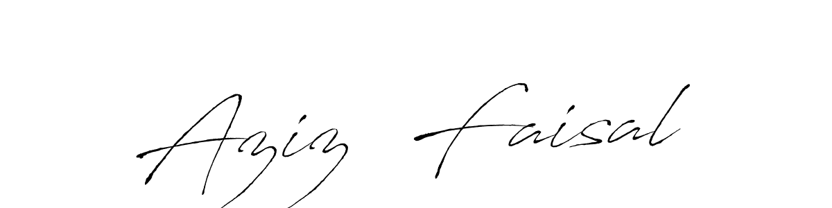 It looks lik you need a new signature style for name Aziz  Faisal. Design unique handwritten (Antro_Vectra) signature with our free signature maker in just a few clicks. Aziz  Faisal signature style 6 images and pictures png