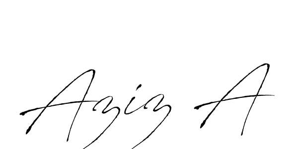 Once you've used our free online signature maker to create your best signature Antro_Vectra style, it's time to enjoy all of the benefits that Aziz A name signing documents. Aziz A signature style 6 images and pictures png