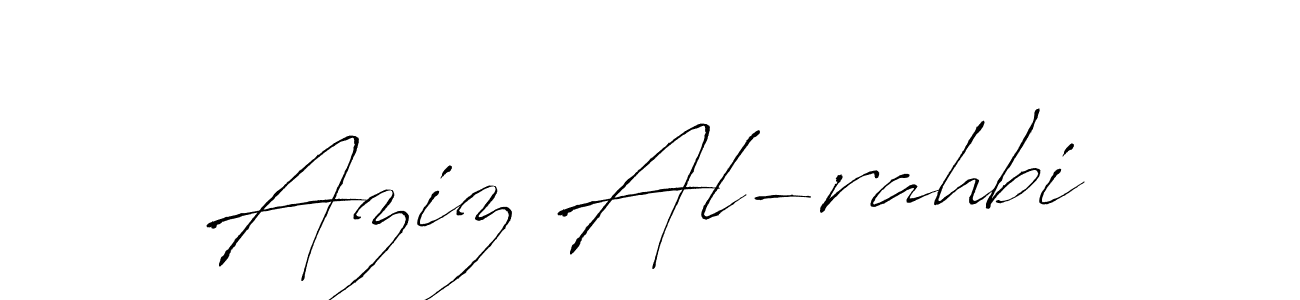 How to make Aziz Al-rahbi signature? Antro_Vectra is a professional autograph style. Create handwritten signature for Aziz Al-rahbi name. Aziz Al-rahbi signature style 6 images and pictures png