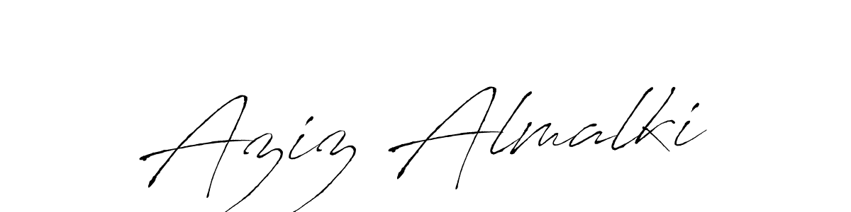 It looks lik you need a new signature style for name Aziz Almalki. Design unique handwritten (Antro_Vectra) signature with our free signature maker in just a few clicks. Aziz Almalki signature style 6 images and pictures png