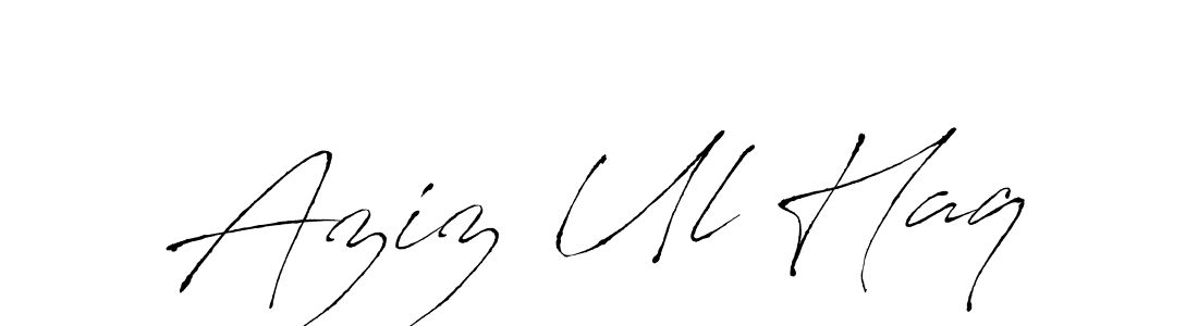 How to make Aziz Ul Haq signature? Antro_Vectra is a professional autograph style. Create handwritten signature for Aziz Ul Haq name. Aziz Ul Haq signature style 6 images and pictures png