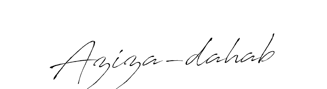 Aziza-dahab stylish signature style. Best Handwritten Sign (Antro_Vectra) for my name. Handwritten Signature Collection Ideas for my name Aziza-dahab. Aziza-dahab signature style 6 images and pictures png