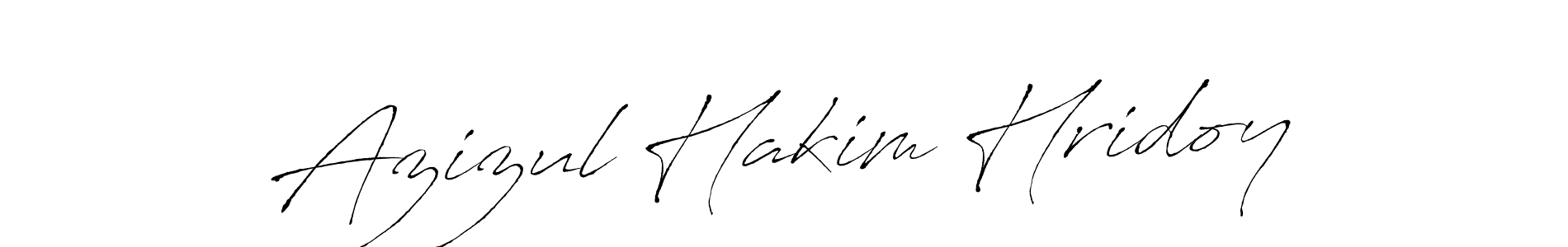 The best way (Antro_Vectra) to make a short signature is to pick only two or three words in your name. The name Azizul Hakim Hridoy include a total of six letters. For converting this name. Azizul Hakim Hridoy signature style 6 images and pictures png