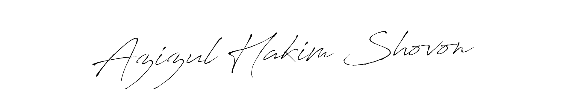 Here are the top 10 professional signature styles for the name Azizul Hakim Shovon. These are the best autograph styles you can use for your name. Azizul Hakim Shovon signature style 6 images and pictures png