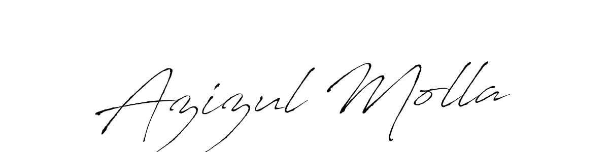 The best way (Antro_Vectra) to make a short signature is to pick only two or three words in your name. The name Azizul Molla include a total of six letters. For converting this name. Azizul Molla signature style 6 images and pictures png