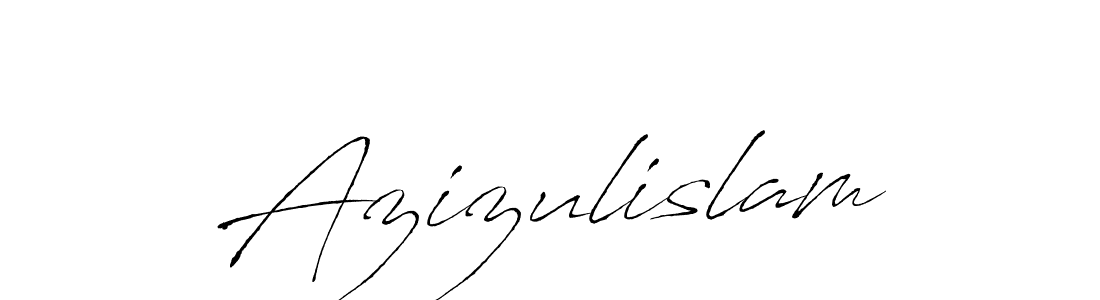 How to make Azizulislam name signature. Use Antro_Vectra style for creating short signs online. This is the latest handwritten sign. Azizulislam signature style 6 images and pictures png